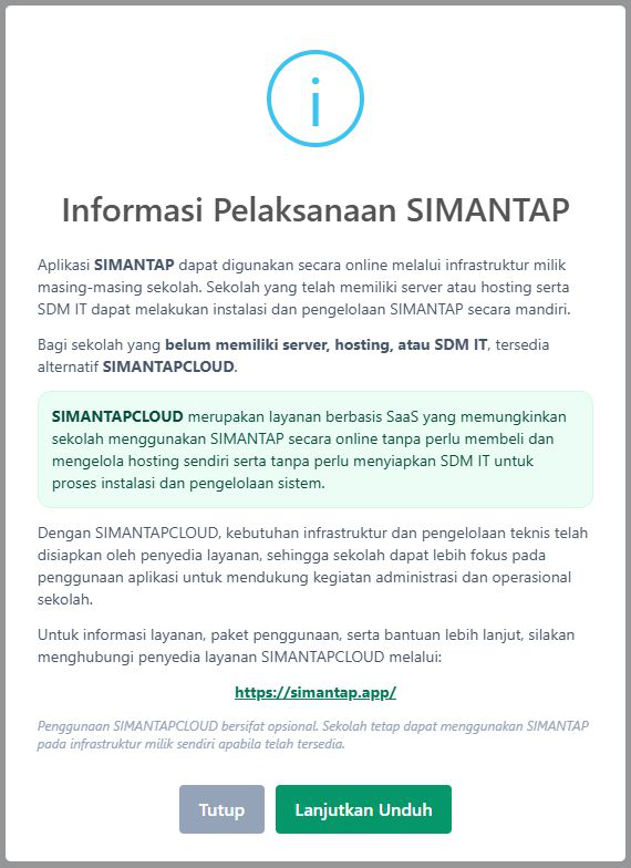Informasi Pelaksanaan SIMANTAP