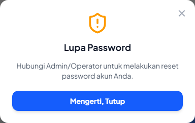 Jendela lupa password